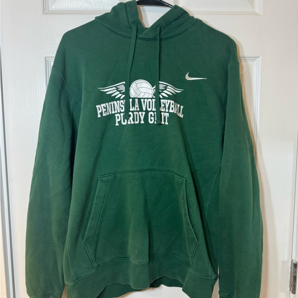 Nike Green Peninsula Volleyball Hoodie (Size M)